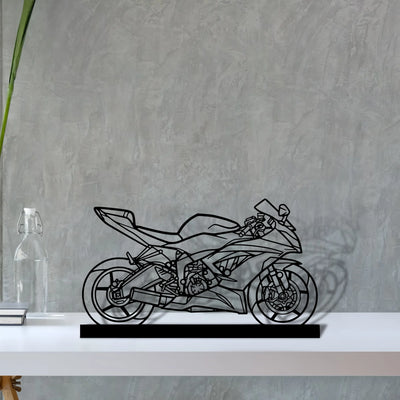 ninja-xr6-636-2016 Silhouette Metal Art Stand - Aero Silhouette