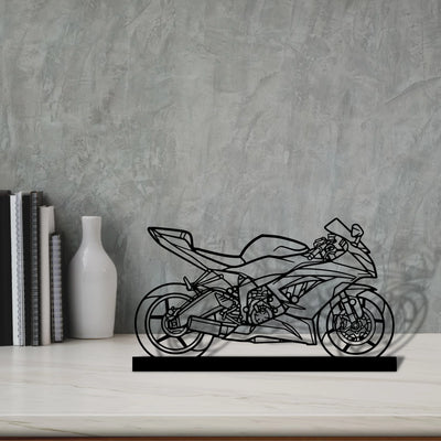 ninja-xr6-636-2016 Silhouette Metal Art Stand - Aero Silhouette