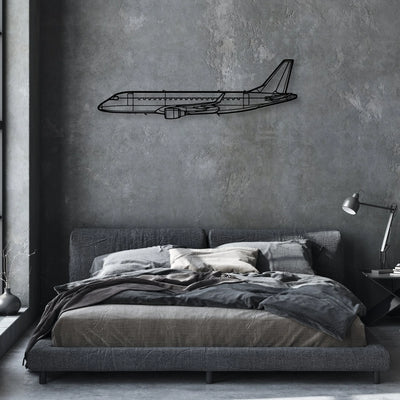 PA-12 Super Cruiser Classic Aircraft Silhouette Metal Wall Art - Aviation Hangar Decor