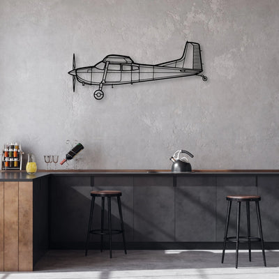 PA-30 Twin Comanche Classic Aircraft Silhouette Metal Wall Art - Aviation Hangar Decor