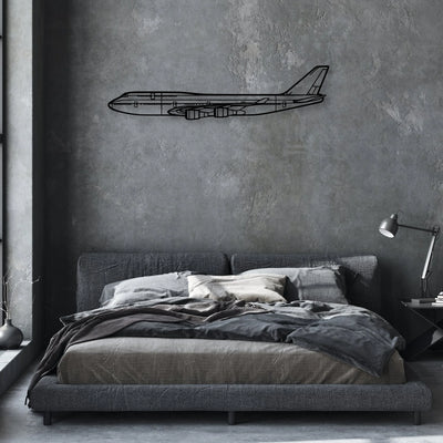 PA-32R 301 Saratoga HP II Classic Aircraft Silhouette Metal Wall Art - Aviation Hangar Decor