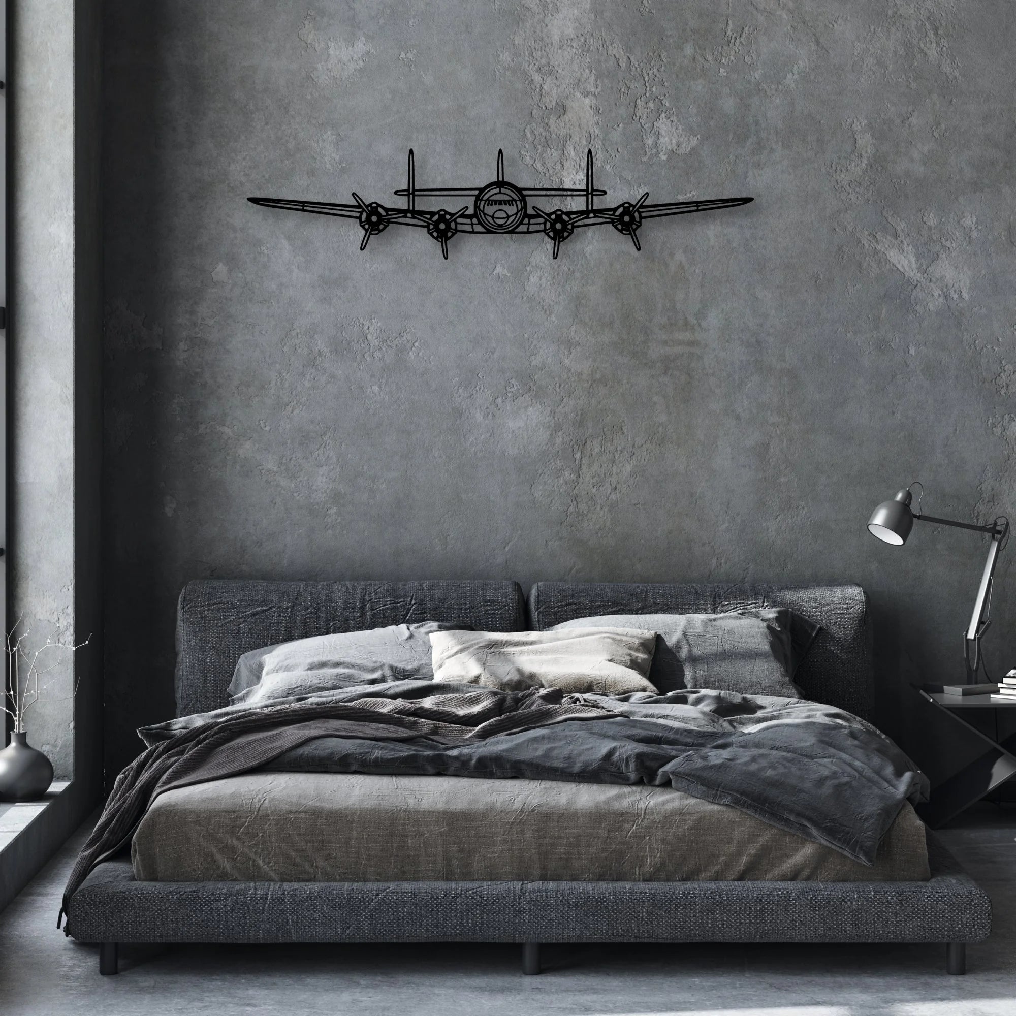 PA-46R 350T Matrix Classic Aircraft Silhouette Metal Wall Art - Aviation Hangar Decor