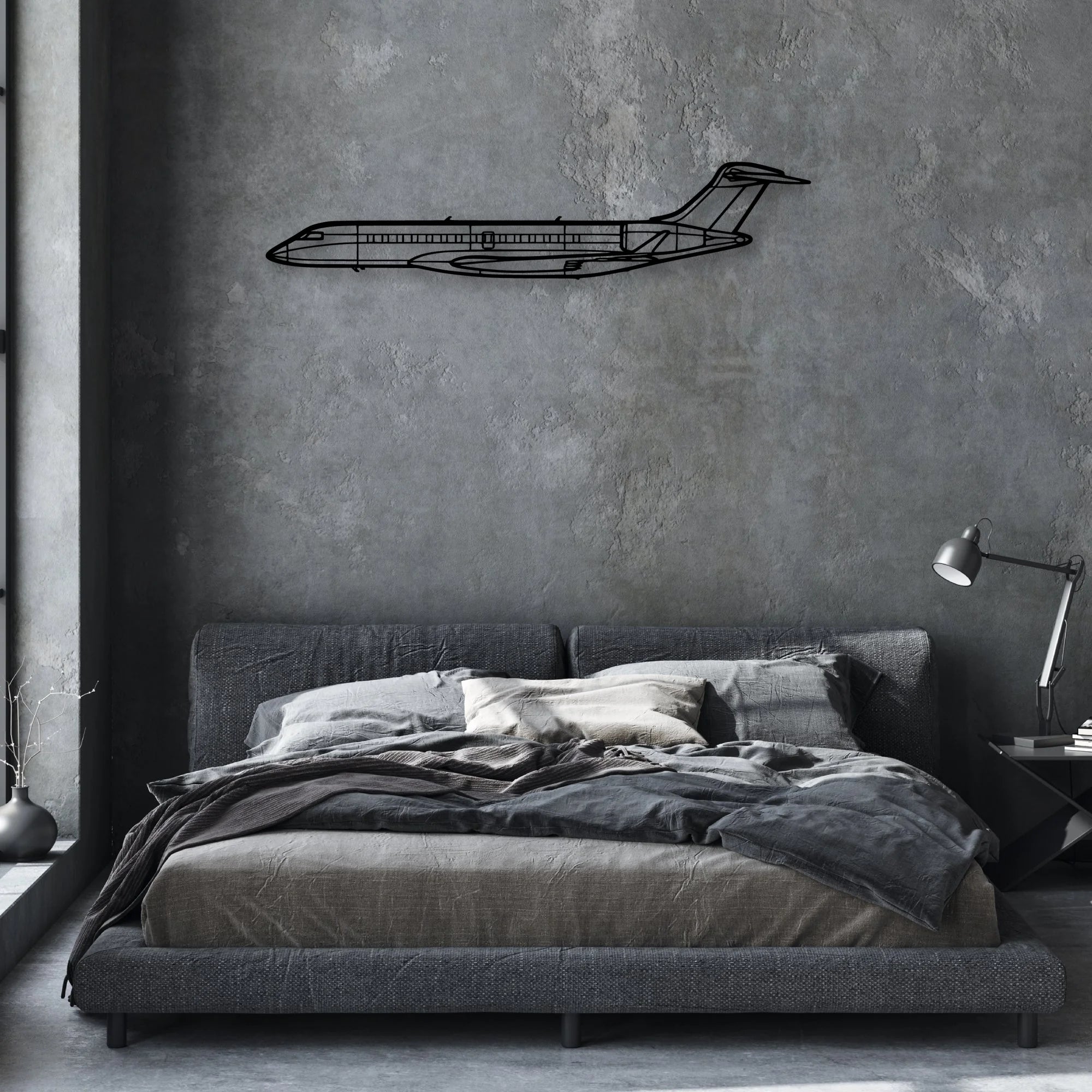 PA32R 301 Classic Aircraft Silhouette Metal Wall Art - Aviation Hangar Decor