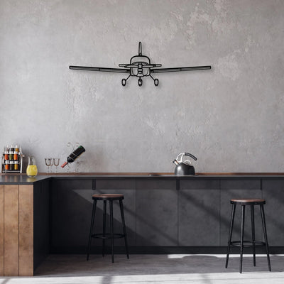 PC-6 B2 H2 Turbo Porter Classic Aircraft Silhouette Metal Wall Art - Aviation Hangar Decor