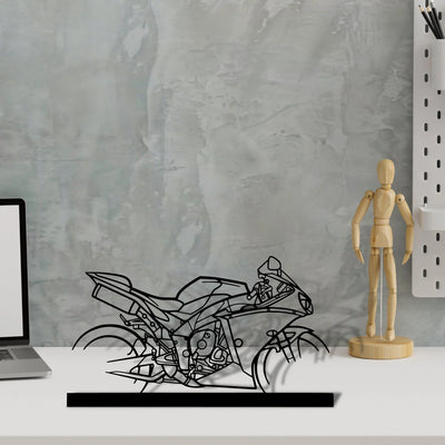 r1-2015 Silhouette Metal Art Stand - Aero Silhouette