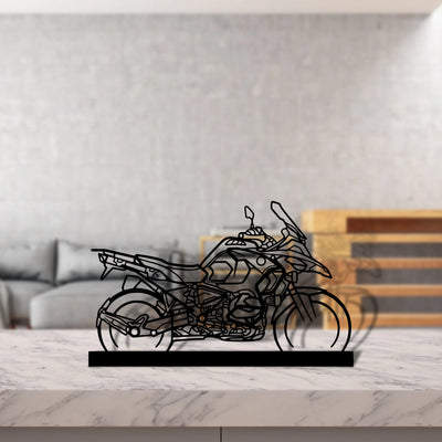 r1250-gsa Silhouette Metal Art Stand - Aero Silhouette