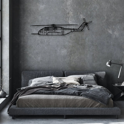 R182 Classic Aircraft Silhouette Metal Wall Art - Aviation Hangar Decor