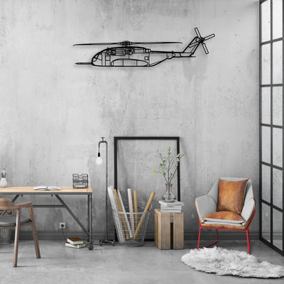 R182 Classic Aircraft Silhouette Metal Wall Art - Aviation Hangar Decor