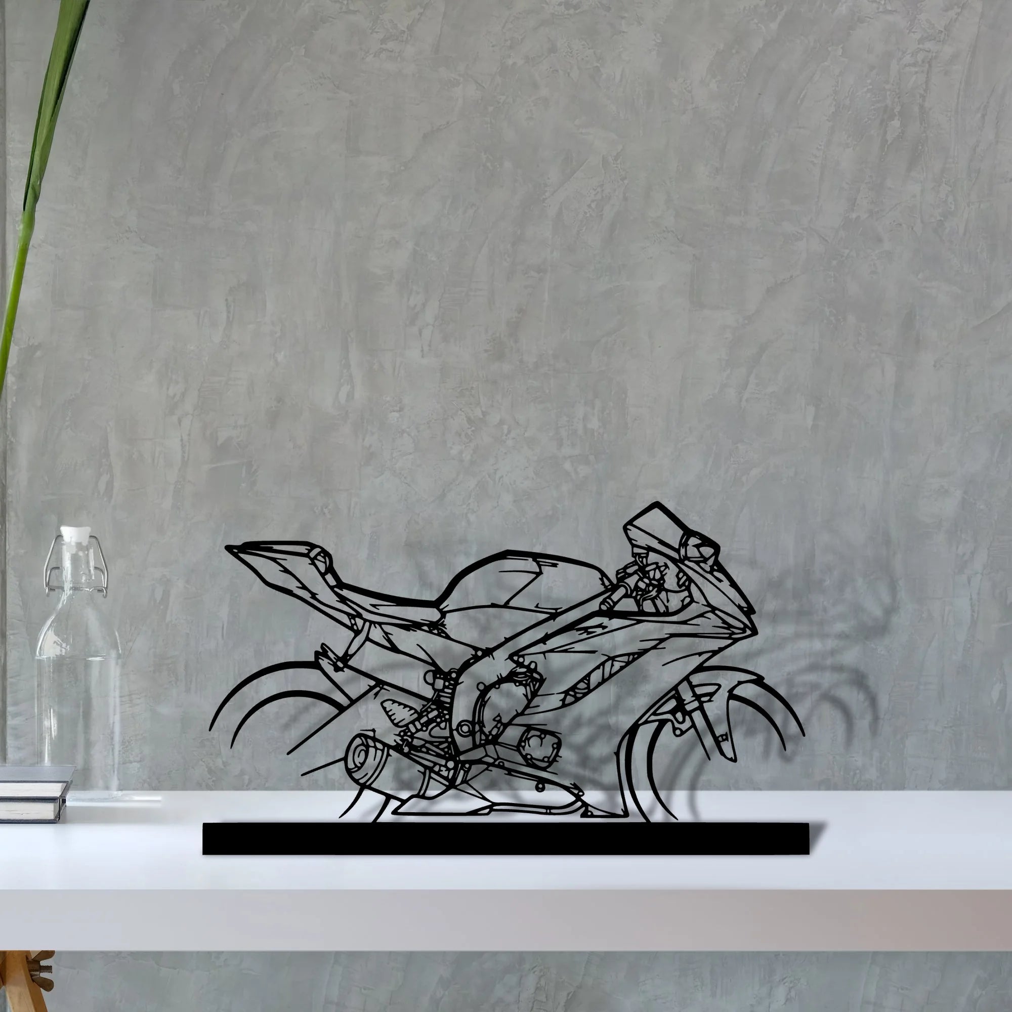 r6-2018 Silhouette Metal Art Stand - Aero Silhouette
