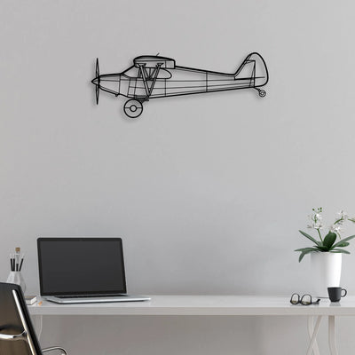 RAF F-4K Phantom Classic Aircraft Silhouette Metal Wall Art - Aviation Hangar Decor