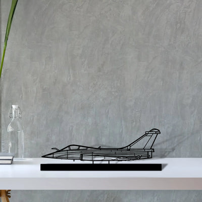 rafale-c Silhouette Metal Art Stand - Aero Silhouette