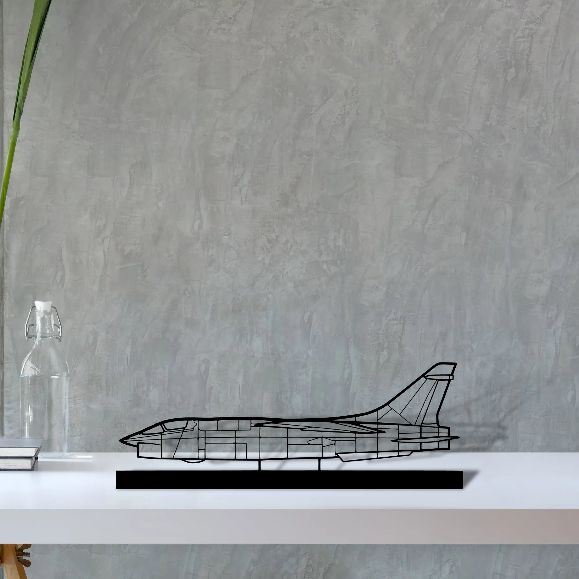 rf-8g-3 Silhouette Metal Art Stand - Aero Silhouette
