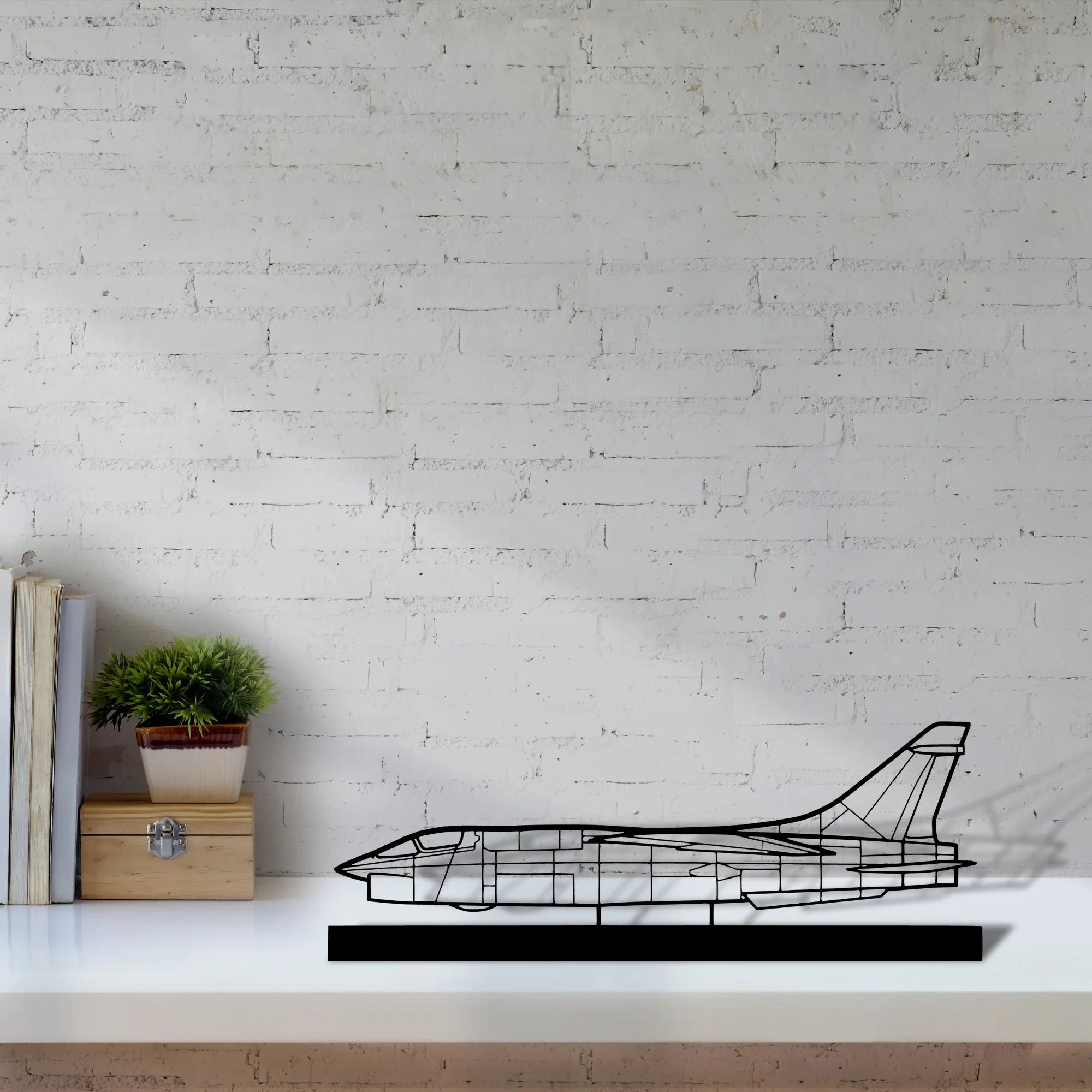 rf-8g-3 Silhouette Metal Art Stand - Aero Silhouette