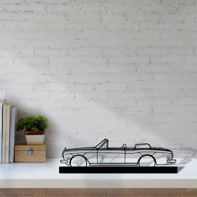 royce-corniche-convertible-1981 Silhouette Metal Art Stand - Aero Silhouette
