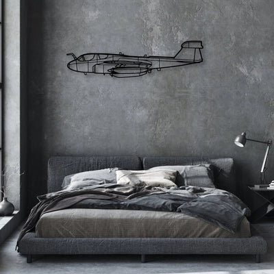 RV-10 Classic Aircraft Silhouette Metal Wall Art - Aviation Hangar Decor
