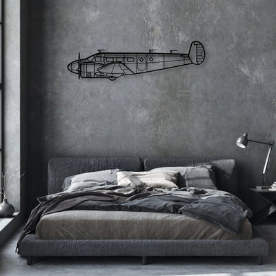 RV-12IS Classic Aircraft Silhouette Metal Wall Art - Aviation Hangar Decor