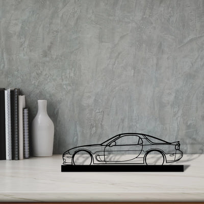 rx7-r1 Silhouette Metal Art Stand - Aero Silhouette