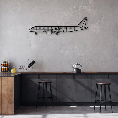 S-211 Classic Aircraft Silhouette Metal Wall Art - Aviation Hangar Decor