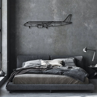 S-211 Classic Aircraft Silhouette Metal Wall Art - Aviation Hangar Decor