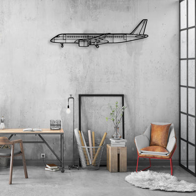 S-211 Classic Aircraft Silhouette Metal Wall Art - Aviation Hangar Decor