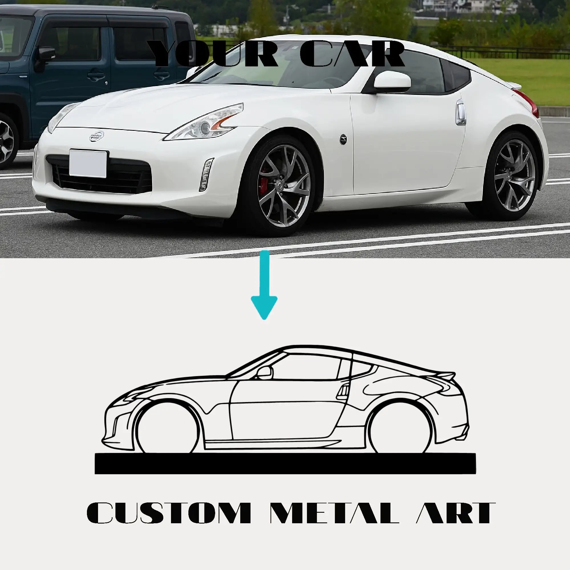 Your Custom Standing Silhouette Metal Art Service