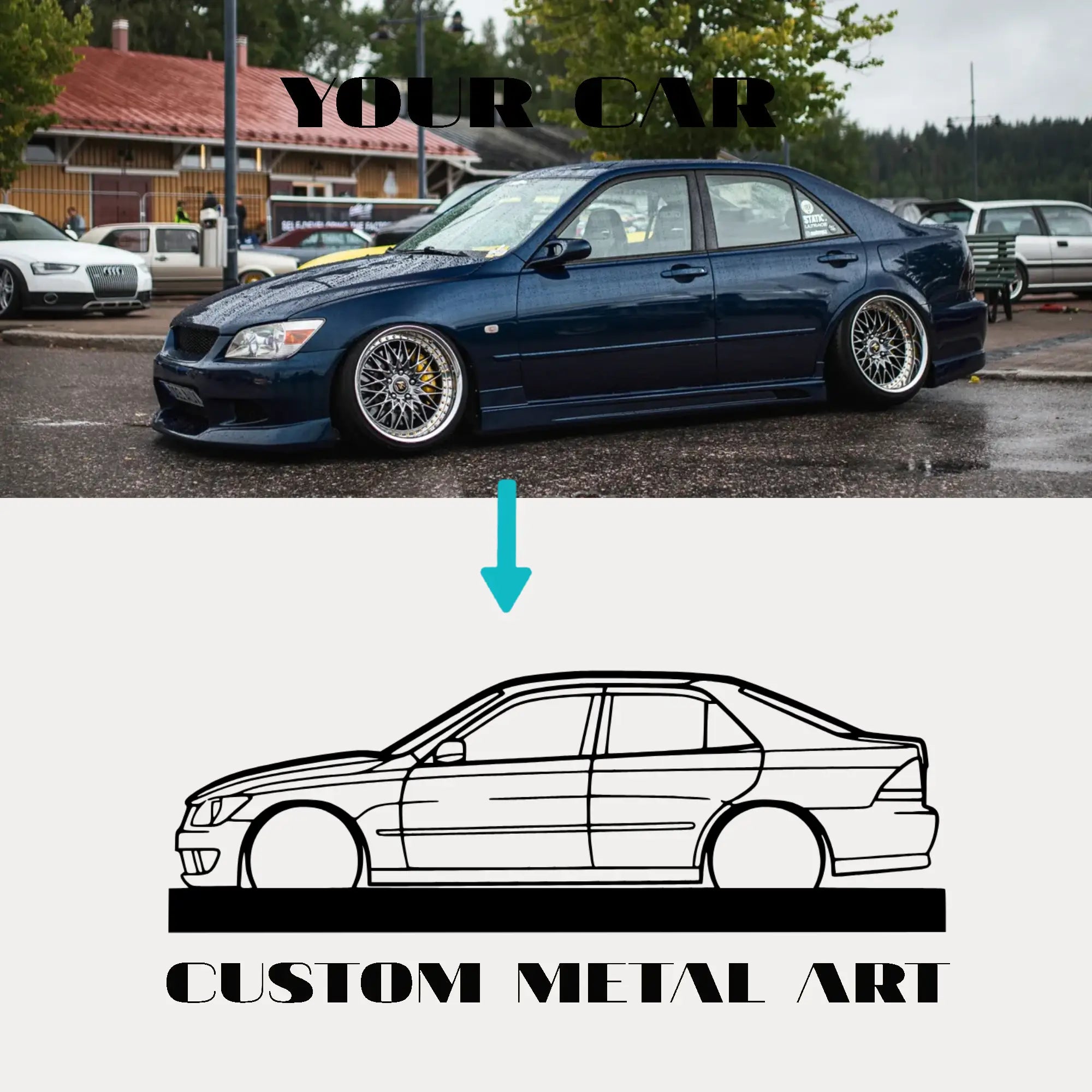 Your Custom Standing Silhouette Metal Art Service