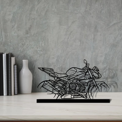 s1000r Silhouette Metal Art Stand - Aero Silhouette