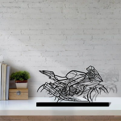 s1000rr Silhouette Metal Art Stand - Aero Silhouette