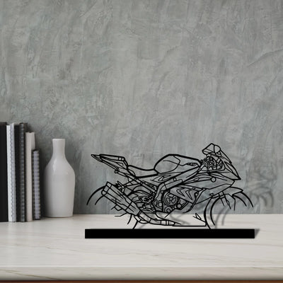 s1000rr Silhouette Metal Art Stand - Aero Silhouette