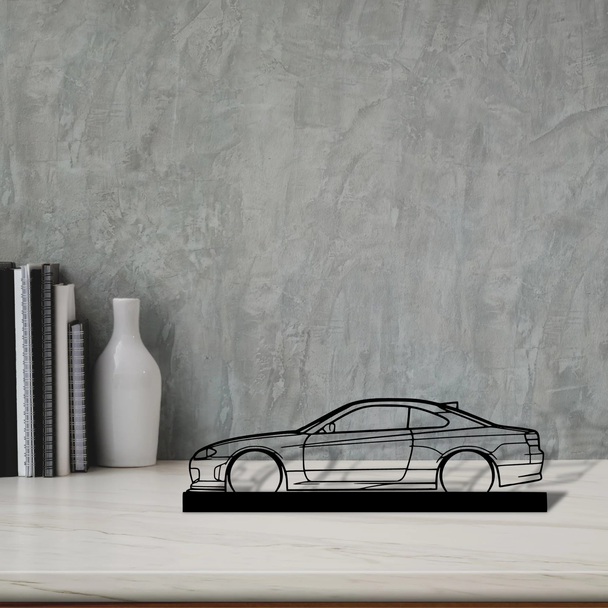 s15-silvia-2000 Silhouette Metal Art Stand - Aero Silhouette
