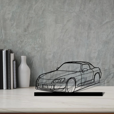 s2000-hard Silhouette Metal Art Stand - Aero Silhouette