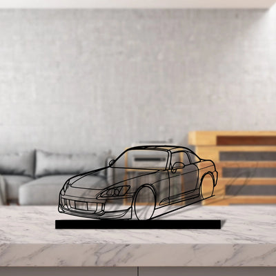 s2000-hard Silhouette Metal Art Stand - Aero Silhouette