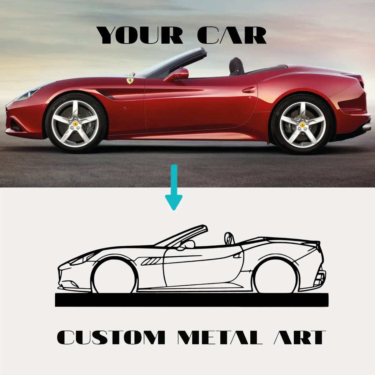 Your Custom Standing Silhouette Metal Art Service