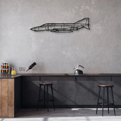 Spitfire MK IX-2 Classic Aircraft Silhouette Metal Wall Art - Aviation Hangar Decor