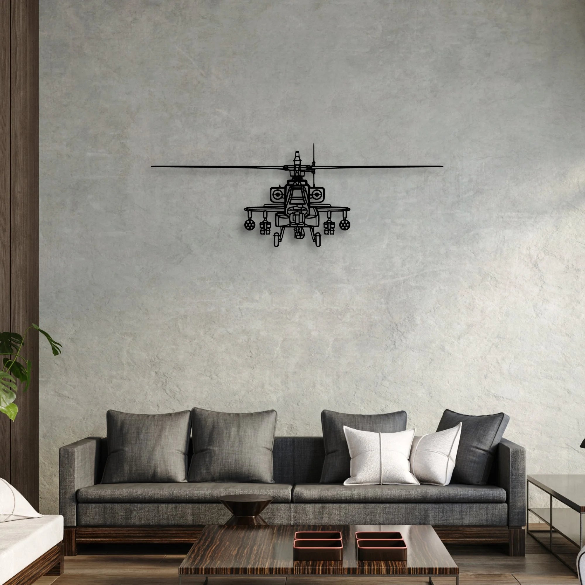 Stearman Classic Aircraft Silhouette Metal Wall Art - Aviation Hangar Decor