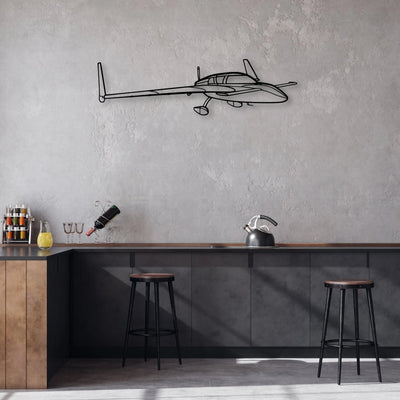 Stol CH-701 Classic Aircraft Silhouette Metal Wall Art - Aviation Hangar Decor