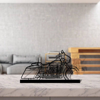 street-glide-2014 Silhouette Metal Art Stand - Aero Silhouette