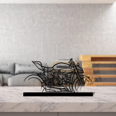 streetfighter-v2-2023 Silhouette Metal Art Stand - Aero Silhouette