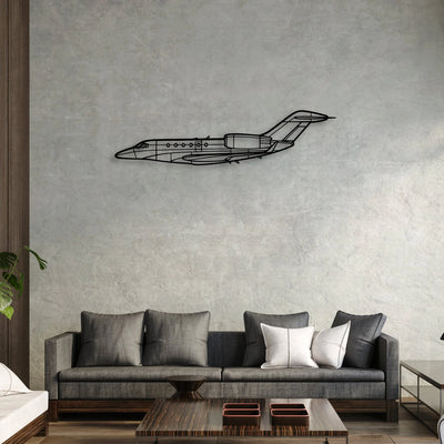 Super Petrel LS-2 Classic Aircraft Silhouette Metal Wall Art - Aviation Hangar Decor