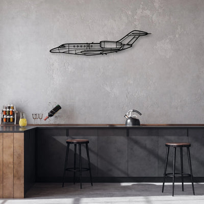 Super Petrel LS-2 Classic Aircraft Silhouette Metal Wall Art - Aviation Hangar Decor