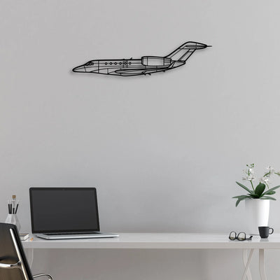 Super Petrel LS-2 Classic Aircraft Silhouette Metal Wall Art - Aviation Hangar Decor