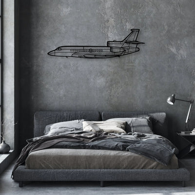 Super Scorpion Classic Aircraft Silhouette Metal Wall Art - Aviation Hangar Decor