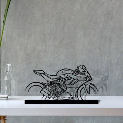 supersport-950s-2022 Silhouette Metal Art Stand - Aero Silhouette