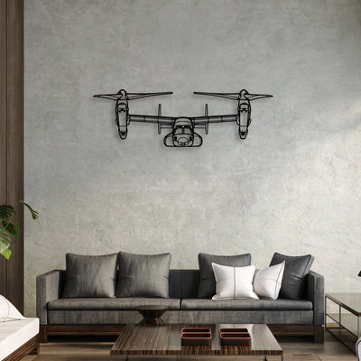 TBM-3N Avenger Classic Aircraft Silhouette Metal Wall Art - Aviation Hangar Decor