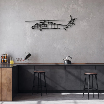 TBM-3N Classic Aircraft Silhouette Metal Wall Art - Aviation Hangar Decor