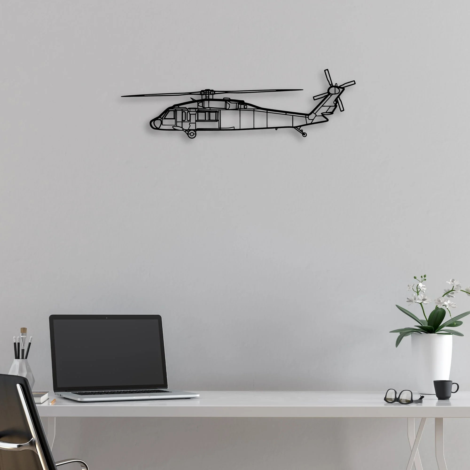 TBM-3N Classic Aircraft Silhouette Metal Wall Art - Aviation Hangar Decor