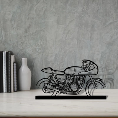 thruxton-tfc Silhouette Metal Art Stand - Aero Silhouette