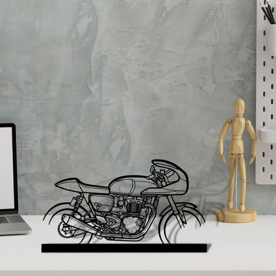thruxton-tfc Silhouette Metal Art Stand - Aero Silhouette