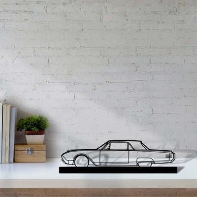 thunderbird-1961 Silhouette Metal Art Stand - Aero Silhouette