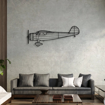 Tornado 10 Classic Aircraft Silhouette Metal Wall Art - Aviation Hangar Decor